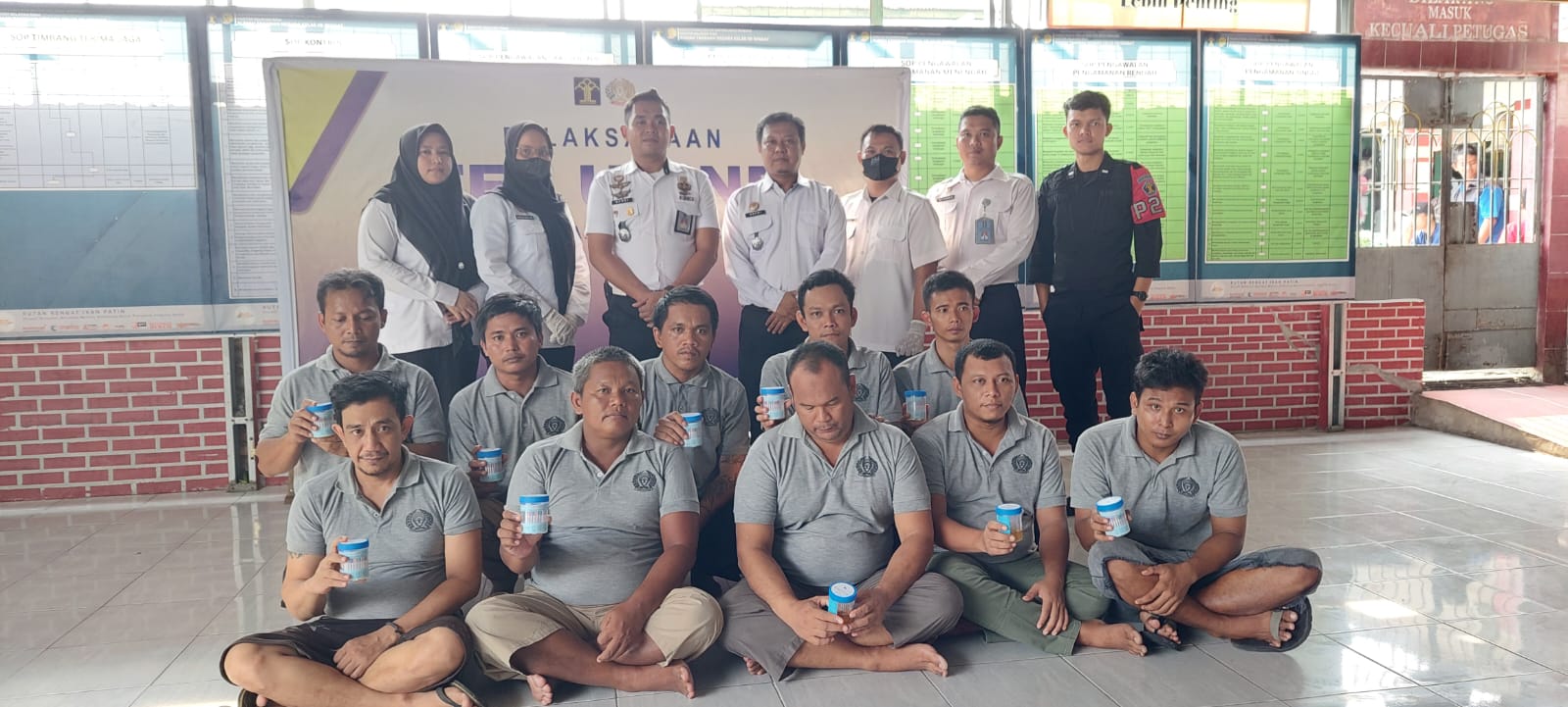 Keseriusan Program Tes Urine Narkoba Secara Rutin 4 kali Dalam  Sebulan ini Pesan Kepala Rutan Renga